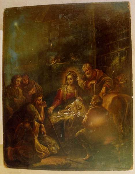 Двунадесятые праздники. Рождество Христово, XVIII - XIX век, до реставрации