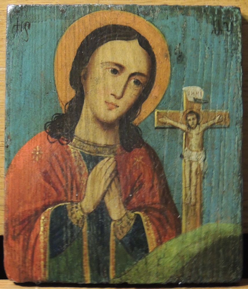 Икона Божией Матери «Ахтырская», после реставрации